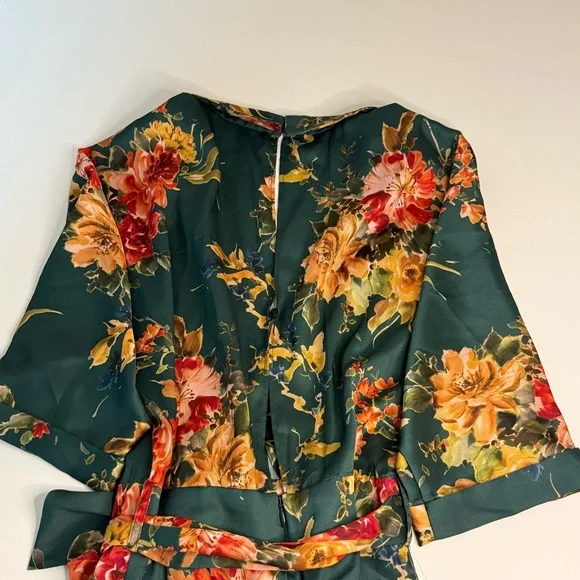 Zara Multicolor Floral Jumpsuit - Picture 6 of 7